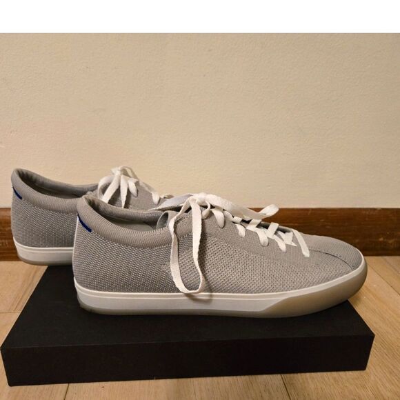 Rothy's "The Lace Up" Sneaker in Gray In Perfect Preowned Condition - Picture 3 of 10